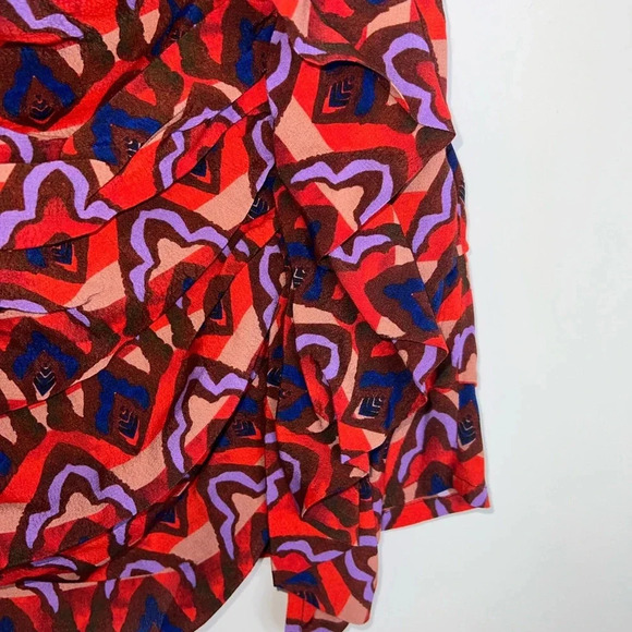 New! Anthropologie Dolan Left Coast Ruched Ruffle Mini Skirt - Picture 6 of 13